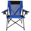 Blue Dual Lock Portable Camping Chair for Outdoor